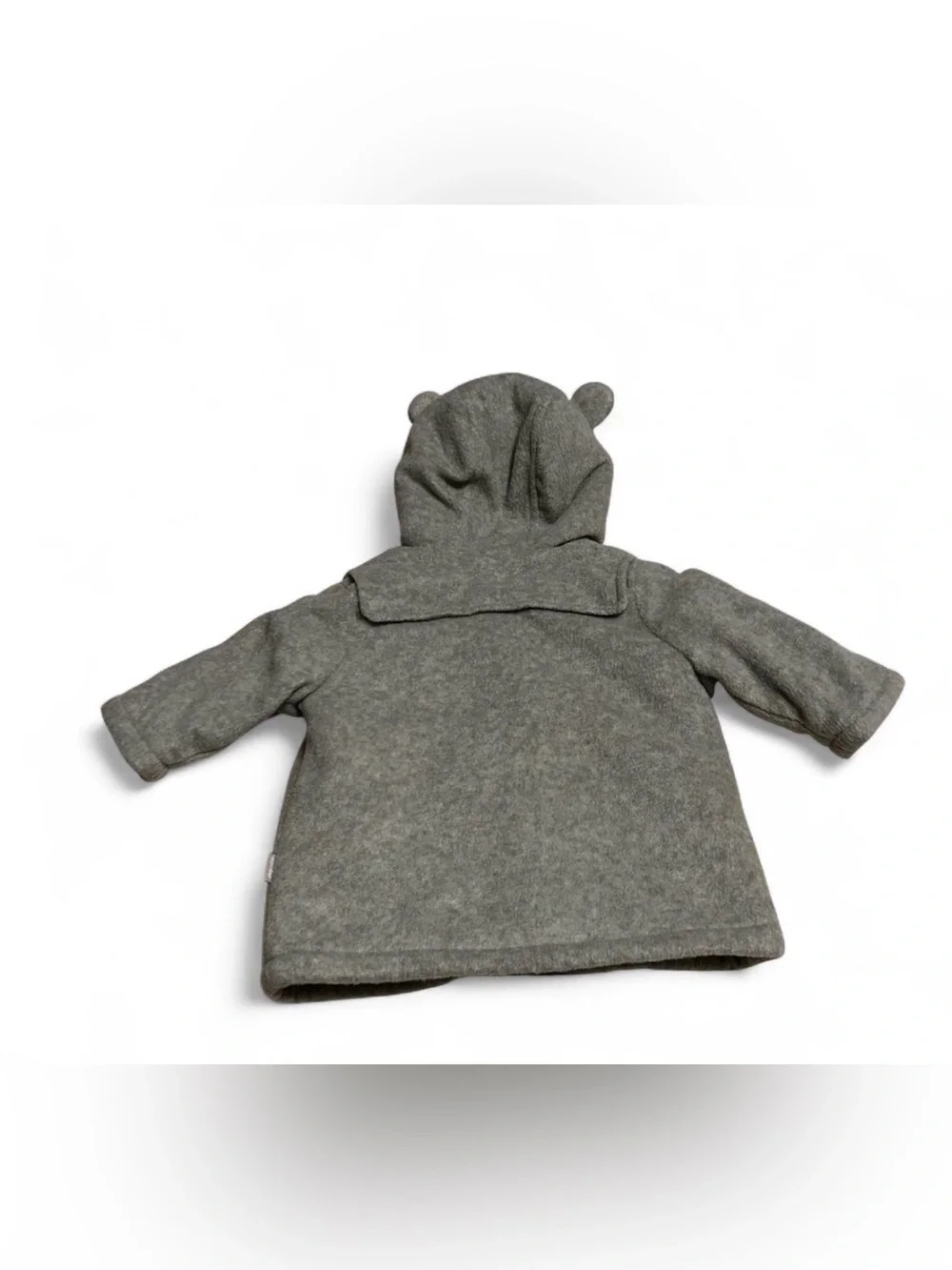 GAP Kids Gray Hooded Toggle Pea Coat 3-6 months